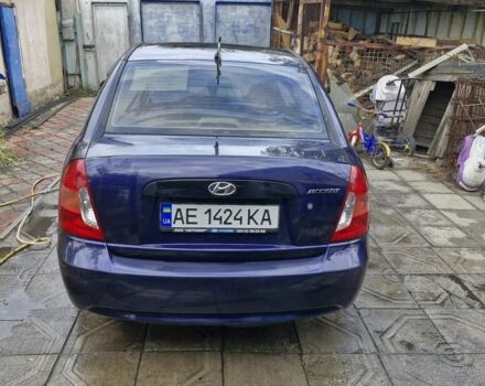 Синий Хендай Акцент, объемом двигателя 1.4 л и пробегом 142 тыс. км за 4753 $, фото 1 на Automoto.ua