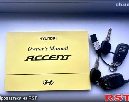 Синий Хендай Акцент, объемом двигателя 1.4 л и пробегом 127 тыс. км за 5400 $, фото 13 на Automoto.ua