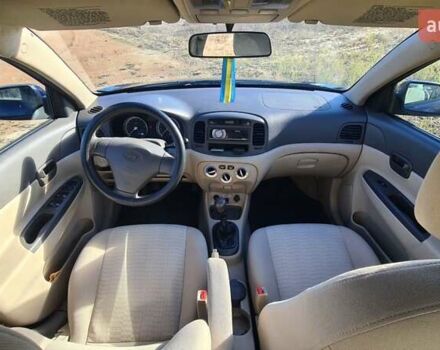 Синій Хендай Акцент, об'ємом двигуна 1.4 л та пробігом 269 тис. км за 4500 $, фото 8 на Automoto.ua
