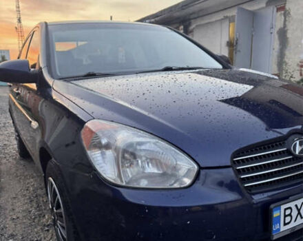 Синій Хендай Акцент, об'ємом двигуна 1.4 л та пробігом 240 тис. км за 3900 $, фото 1 на Automoto.ua