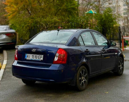 Синий Хендай Акцент, объемом двигателя 1.4 л и пробегом 171 тыс. км за 5499 $, фото 1 на Automoto.ua