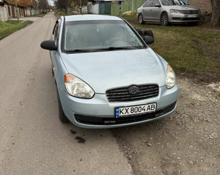 Синий Хендай Акцент, объемом двигателя 1.4 л и пробегом 82 тыс. км за 5500 $, фото 9 на Automoto.ua