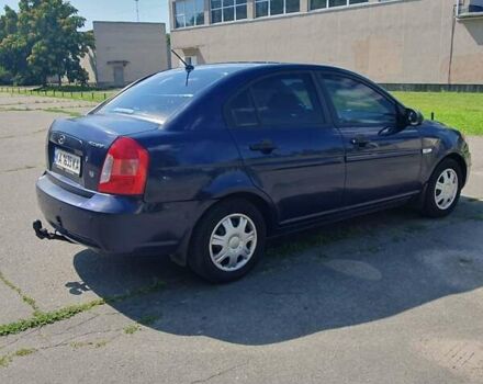 Синий Хендай Акцент, объемом двигателя 1.5 л и пробегом 230 тыс. км за 4490 $, фото 3 на Automoto.ua