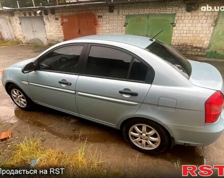 Синий Хендай Акцент, объемом двигателя 1.4 л и пробегом 127 тыс. км за 5400 $, фото 2 на Automoto.ua