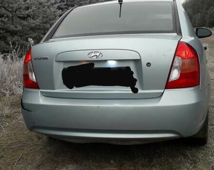 Синий Хендай Акцент, объемом двигателя 1.4 л и пробегом 247 тыс. км за 4500 $, фото 3 на Automoto.ua