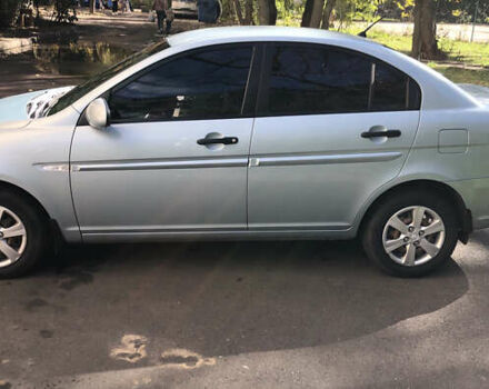 Синий Хендай Акцент, объемом двигателя 1.4 л и пробегом 290 тыс. км за 4300 $, фото 10 на Automoto.ua