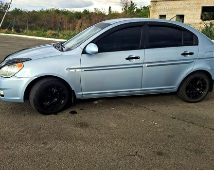 Синій Хендай Акцент, об'ємом двигуна 1.4 л та пробігом 163 тис. км за 4700 $, фото 2 на Automoto.ua