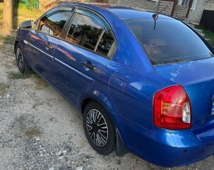 Синий Хендай Акцент, объемом двигателя 1.4 л и пробегом 193 тыс. км за 4500 $, фото 10 на Automoto.ua