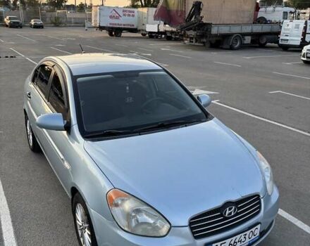 Синий Хендай Акцент, объемом двигателя 1.4 л и пробегом 186 тыс. км за 5000 $, фото 11 на Automoto.ua