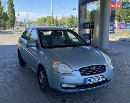 Синій Хендай Акцент, об'ємом двигуна 1.4 л та пробігом 198 тис. км за 5900 $, фото 6 на Automoto.ua