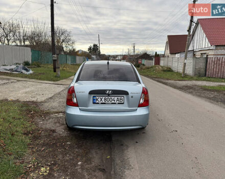 Синий Хендай Акцент, объемом двигателя 1.4 л и пробегом 82 тыс. км за 5500 $, фото 5 на Automoto.ua