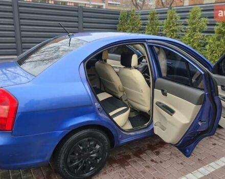 Синий Хендай Акцент, объемом двигателя 1.4 л и пробегом 210 тыс. км за 4000 $, фото 14 на Automoto.ua