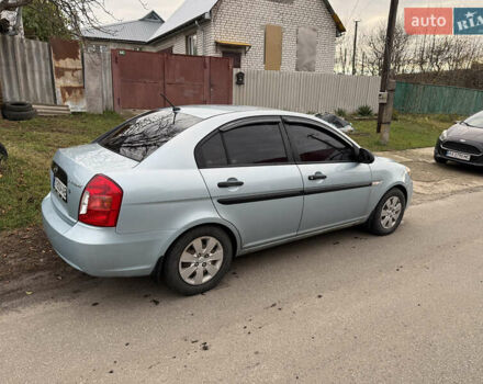 Синий Хендай Акцент, объемом двигателя 1.4 л и пробегом 82 тыс. км за 5500 $, фото 6 на Automoto.ua