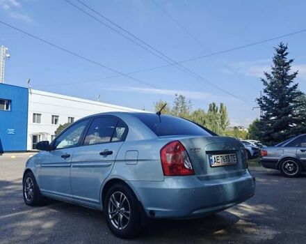 Синий Хендай Акцент, объемом двигателя 1.4 л и пробегом 189 тыс. км за 3800 $, фото 3 на Automoto.ua
