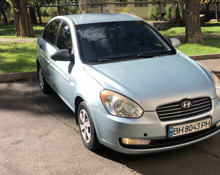 Синий Хендай Акцент, объемом двигателя 1.4 л и пробегом 290 тыс. км за 4300 $, фото 8 на Automoto.ua