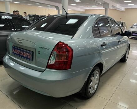 Синий Хендай Акцент, объемом двигателя 1.4 л и пробегом 168 тыс. км за 6200 $, фото 3 на Automoto.ua