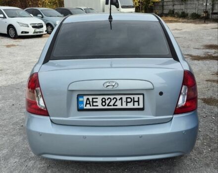 Синій Хендай Акцент, об'ємом двигуна 1.4 л та пробігом 201 тис. км за 4800 $, фото 2 на Automoto.ua
