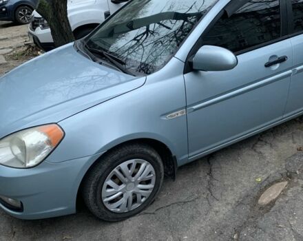 Синий Хендай Акцент, объемом двигателя 1.4 л и пробегом 187 тыс. км за 5700 $, фото 1 на Automoto.ua