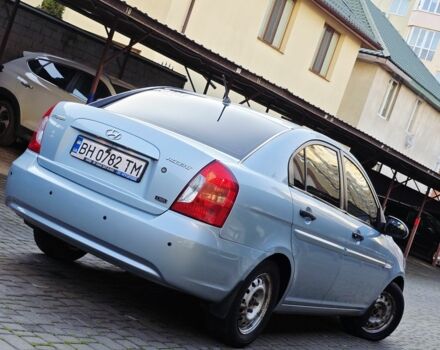 Синий Хендай Акцент, объемом двигателя 1.5 л и пробегом 185 тыс. км за 4650 $, фото 1 на Automoto.ua