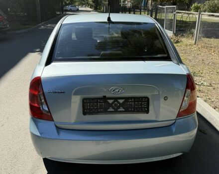 Синий Хендай Акцент, объемом двигателя 1.4 л и пробегом 169 тыс. км за 4650 $, фото 3 на Automoto.ua