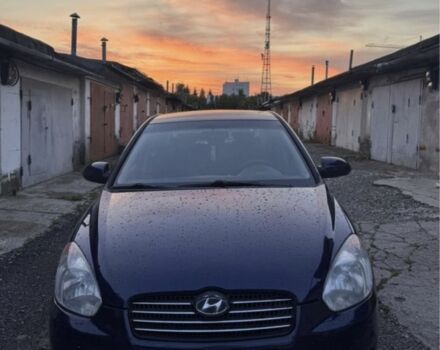 Синій Хендай Акцент, об'ємом двигуна 1.4 л та пробігом 240 тис. км за 3700 $, фото 1 на Automoto.ua