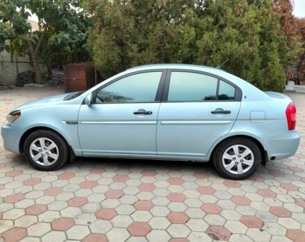 Синий Хендай Акцент, объемом двигателя 1.4 л и пробегом 102 тыс. км за 5200 $, фото 7 на Automoto.ua