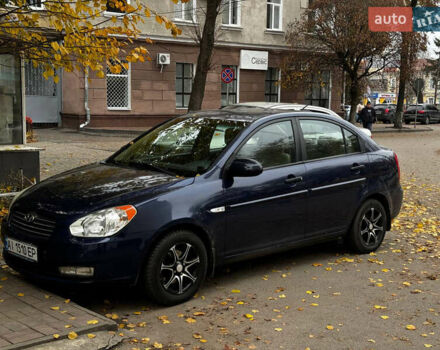 Синий Хендай Акцент, объемом двигателя 1.4 л и пробегом 171 тыс. км за 5499 $, фото 8 на Automoto.ua