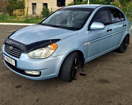 Синій Хендай Акцент, об'ємом двигуна 1.4 л та пробігом 163 тис. км за 4700 $, фото 1 на Automoto.ua