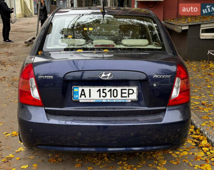 Синий Хендай Акцент, объемом двигателя 1.4 л и пробегом 171 тыс. км за 5499 $, фото 6 на Automoto.ua