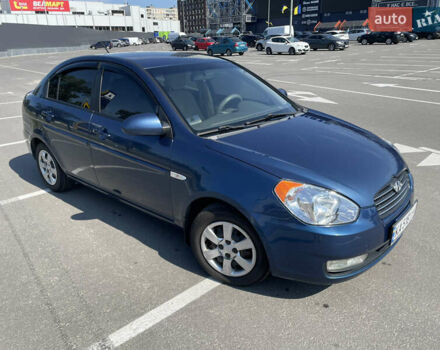 Синій Хендай Акцент, об'ємом двигуна 1.6 л та пробігом 196 тис. км за 5100 $, фото 1 на Automoto.ua