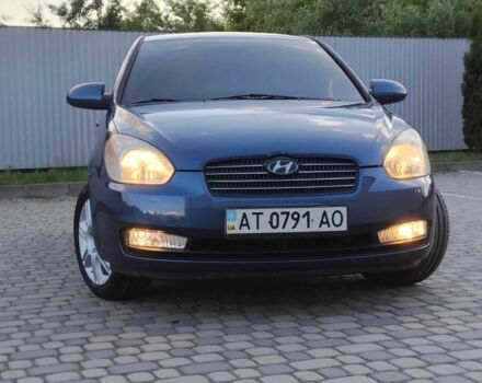 Синій Хендай Акцент, об'ємом двигуна 1.4 л та пробігом 153 тис. км за 4500 $, фото 1 на Automoto.ua