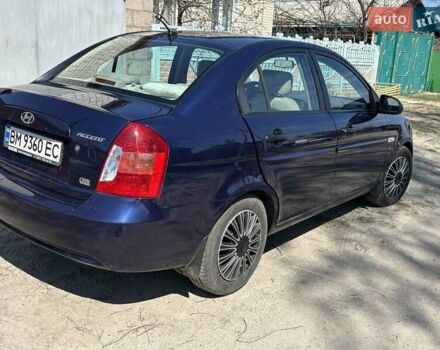 Синий Хендай Акцент, объемом двигателя 1.5 л и пробегом 163 тыс. км за 5190 $, фото 4 на Automoto.ua