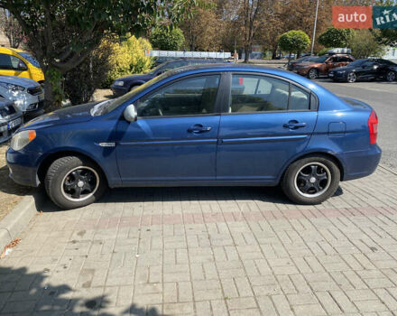 Синий Хендай Акцент, объемом двигателя 1.4 л и пробегом 240 тыс. км за 3899 $, фото 4 на Automoto.ua