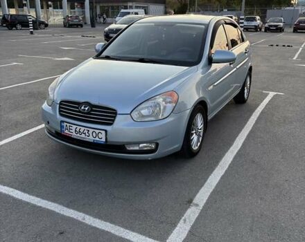 Синий Хендай Акцент, объемом двигателя 1.4 л и пробегом 186 тыс. км за 5000 $, фото 1 на Automoto.ua