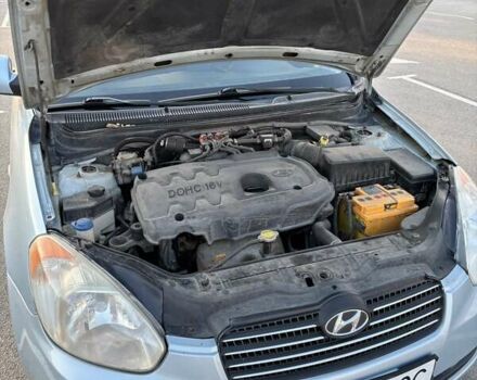 Синий Хендай Акцент, объемом двигателя 1.4 л и пробегом 186 тыс. км за 5000 $, фото 30 на Automoto.ua