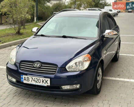 Синій Хендай Акцент, об'ємом двигуна 1.4 л та пробігом 220 тис. км за 5900 $, фото 2 на Automoto.ua