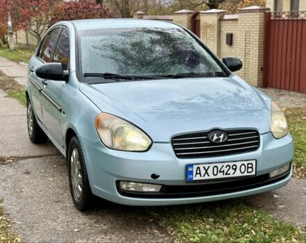 Синій Хендай Акцент, об'ємом двигуна 1.4 л та пробігом 227 тис. км за 3800 $, фото 1 на Automoto.ua