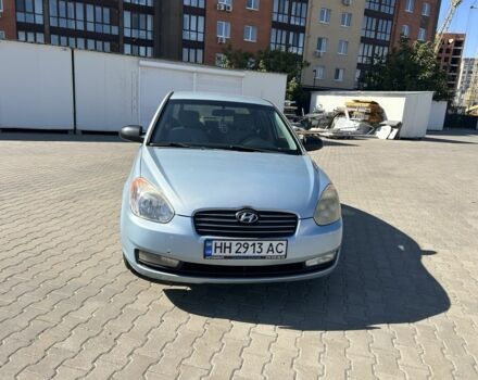 Синий Хендай Акцент, объемом двигателя 1.6 л и пробегом 205 тыс. км за 4700 $, фото 4 на Automoto.ua