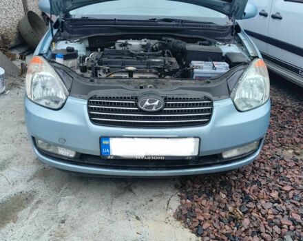 Синий Хендай Акцент, объемом двигателя 1.4 л и пробегом 113 тыс. км за 2400 $, фото 1 на Automoto.ua