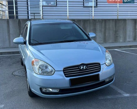 Синий Хендай Акцент, объемом двигателя 1.6 л и пробегом 240 тыс. км за 4600 $, фото 13 на Automoto.ua