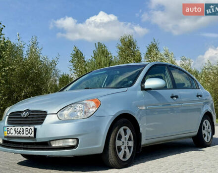Синій Хендай Акцент, об'ємом двигуна 1.4 л та пробігом 168 тис. км за 4600 $, фото 5 на Automoto.ua