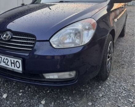 Синій Хендай Акцент, об'ємом двигуна 1.4 л та пробігом 240 тис. км за 3700 $, фото 2 на Automoto.ua