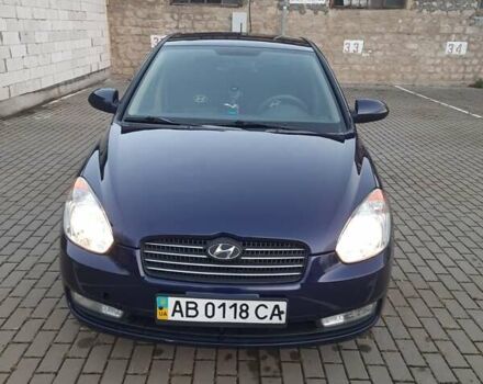 Синий Хендай Акцент, объемом двигателя 1.39 л и пробегом 143 тыс. км за 6150 $, фото 8 на Automoto.ua
