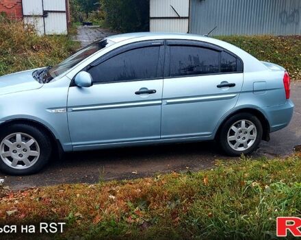 Синий Хендай Акцент, объемом двигателя 1.4 л и пробегом 197 тыс. км за 4200 $, фото 3 на Automoto.ua