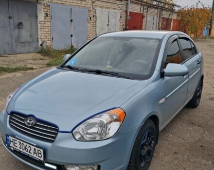 Синий Хендай Акцент, объемом двигателя 1.4 л и пробегом 56 тыс. км за 7700 $, фото 1 на Automoto.ua