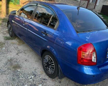 Синий Хендай Акцент, объемом двигателя 1.4 л и пробегом 193 тыс. км за 4500 $, фото 7 на Automoto.ua