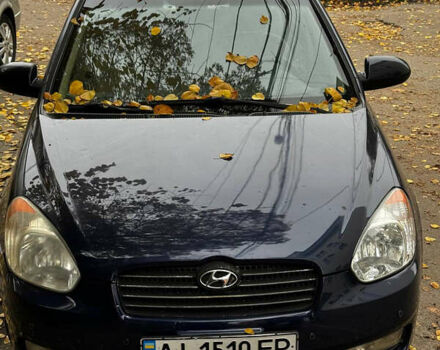 Синий Хендай Акцент, объемом двигателя 1.4 л и пробегом 171 тыс. км за 5499 $, фото 5 на Automoto.ua