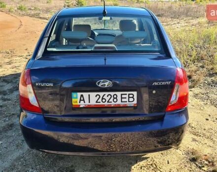 Синій Хендай Акцент, об'ємом двигуна 1.4 л та пробігом 269 тис. км за 4500 $, фото 2 на Automoto.ua
