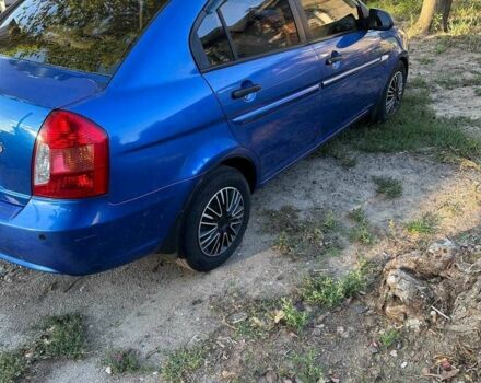 Синий Хендай Акцент, объемом двигателя 1.4 л и пробегом 193 тыс. км за 4500 $, фото 10 на Automoto.ua