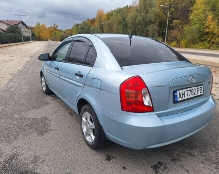 Синій Хендай Акцент, об'ємом двигуна 1.4 л та пробігом 123 тис. км за 4200 $, фото 3 на Automoto.ua